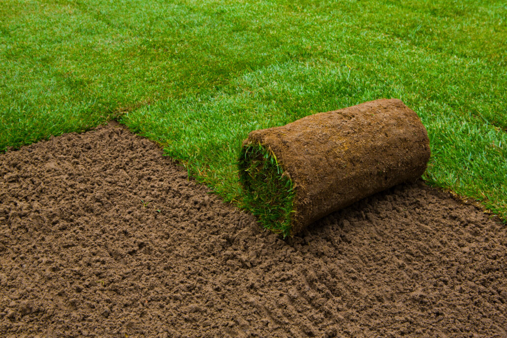 Professional sod and rock installation in the Treasure Valley